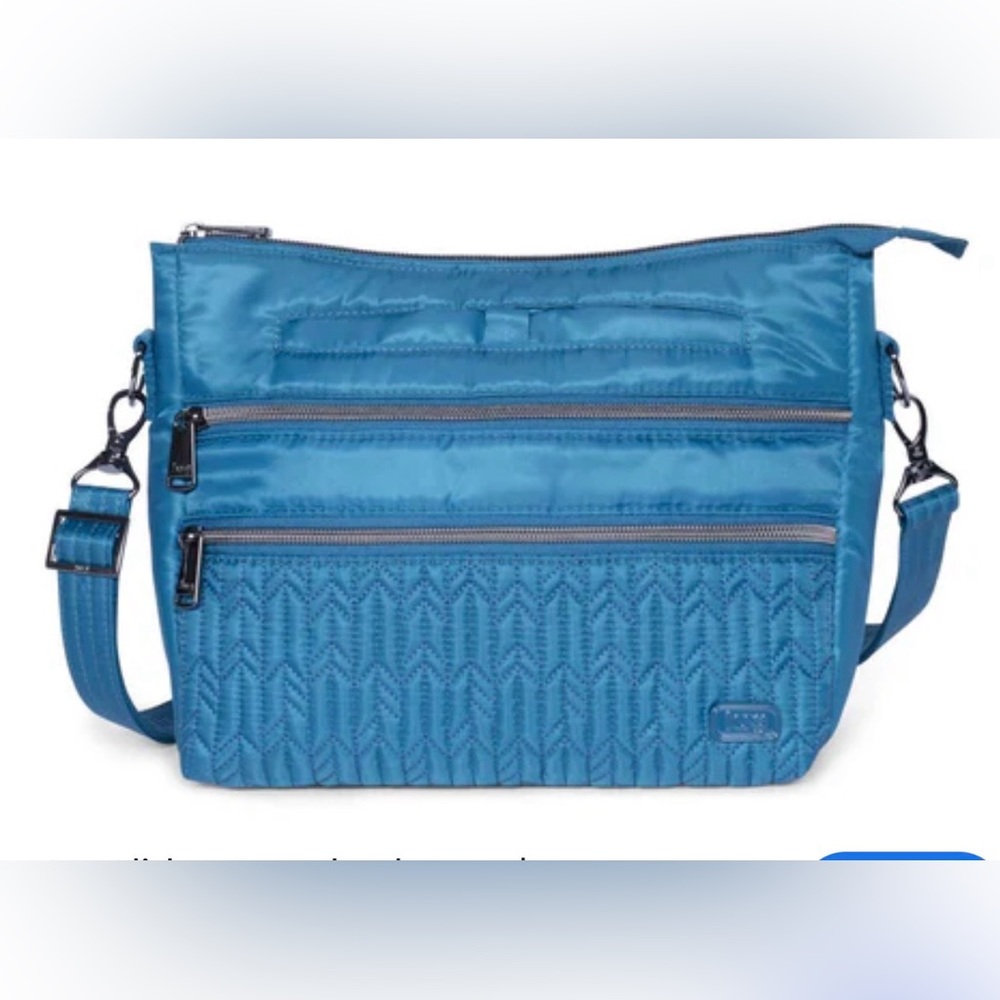 Lug Blue Crossbody Bag